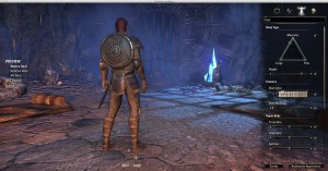 The full character creation screen